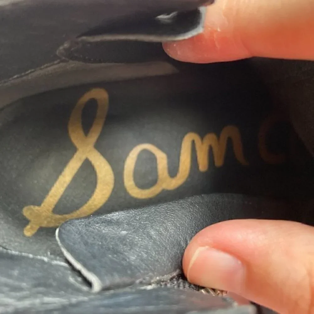Sam Edelman Black Packer Ankle Bootie Size 8